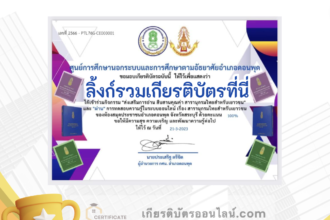 เกียรติบัตรออนไลน์ฟรี ครู นักเรียน ทำข้อสอบ ทำแบบทดสอบ แบบทดสอบออนไลน์ สารนุกรมไทย กิจกรรม "ส่งเสริมการอ่าน สืบสานคุณค่า สารานุกรมไทยสำหรับเยาวชน"