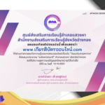 เกียรติบัตรออนไลน์ฟรี ครู นักเรียน ทำข้อสอบ ทำแบบทดสอบ แบบทดสอบออนไลน์ วันคล้ายวันสวรรคตของพระบาทสมเด็จพระบรมชนกาธิเบศร อำเภอแสวงหา จังหวัดอ่างทอง 66