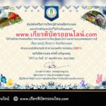 เกียรติบัตรออนไลน์ฟรี ครู นักเรียน มหาวิทยาลัยกิจกรรมส่งเสริมการอ่าน